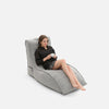 Avatar Sofa with Headrest-  Maldives Grey (Sunbrella)