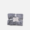 Deluxe Faux Fur Throw - Sensory Grey