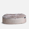 (L) Premium Indoor/Outdoor Dog Bed (Cappuccino)