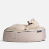 (L) Premium ThermoQuilt Dog Bed (Beige)