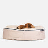 (M) Premium ThermoQuilt Dog Bed (Beige)