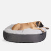 (XXL) Premium ThermoQuilt Dog Bed (grey)