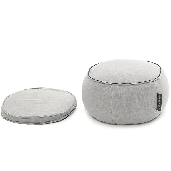 Wing Ottoman - Keystone Grey