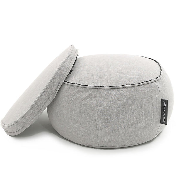 Wing Ottoman - Keystone Grey