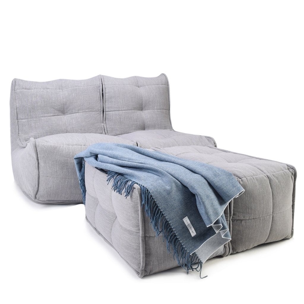 Thow - Australian Wool Throw - Blue Mist